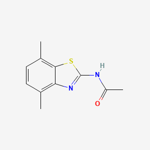 molecular formula C11H12N2OS B2562239 N-(4,7-dimethyl-1,3-benzothiazol-2-yl)acetamide CAS No. 842115-97-3