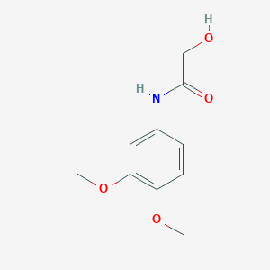 molecular formula C10H13NO4 B2562286 N-(3,4-Dimethoxyphenyl)-2-hydroxyacetamide CAS No. 78958-17-5
