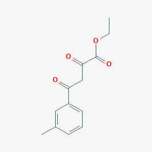molecular formula C13H14O4 B2562320 Ethyl 4-(3-methylphenyl)-2,4-dioxobutanoate CAS No. 151646-26-3; 741286-41-9