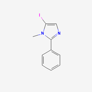 molecular formula C10H9IN2 B2562323 5-Iodo-1-methyl-2-phenyl-1H-imidazole CAS No. 851870-30-9