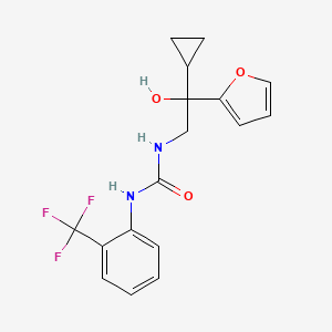 1-(2-Cyclopropyl-2-(furan-2-yl)-2-hydroxyethyl)-3-(2-(trifluoromethyl)phenyl)urea