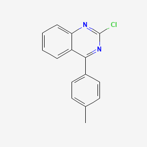 molecular formula C15H11ClN2 B2562587 2-Chloro-4-(4-methylphenyl)quinazoline CAS No. 113241-56-8
