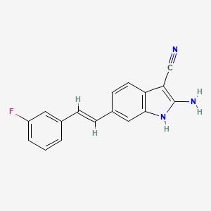 molecular formula C17H12FN3 B2562668 GSK2643943A CAS No. 2449301-27-1