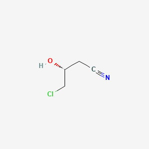 molecular formula C4H6ClNO B2562676 (R)-4-Chloro-3-hydroxybutyronitrile CAS No. 113844-99-8; 84367-31-7