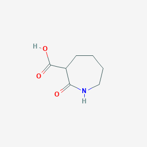 molecular formula C7H11NO3 B2562720 2-Oxoazepane-3-carboxylic acid CAS No. 96905-49-6