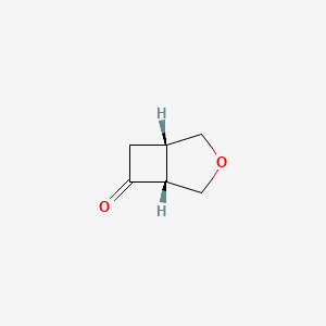 molecular formula C6H8O2 B2562865 (1S,5R)-3-Oxabicyclo[3.2.0]heptan-6-one CAS No. 1932325-59-1