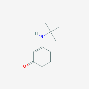 molecular formula C10H17NO B2562876 3-(Tert-butylamino)cyclohex-2-en-1-one CAS No. 23076-03-1
