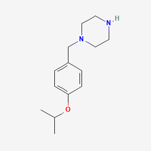 molecular formula C14H22N2O B2562899 1-(4-Isopropoxybenzyl)piperazine CAS No. 21867-72-1