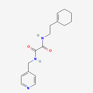 molecular formula C16H21N3O2 B2562928 N1-(2-(cyclohex-1-en-1-yl)ethyl)-N2-(pyridin-4-ylmethyl)oxalamide CAS No. 432508-90-2