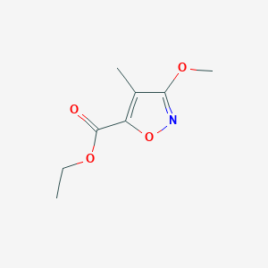 molecular formula C8H11NO4 B2562953 Ethyl 3-Methoxy-4-methylisoxazole-5-carboxylate CAS No. 206064-49-5