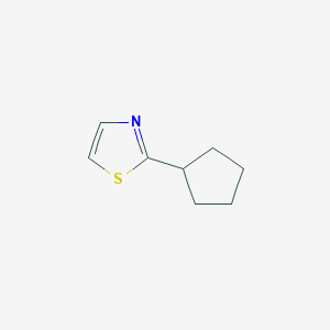 molecular formula C8H11NS B2563013 2-Cyclopentyl-1,3-thiazole CAS No. 958827-20-8