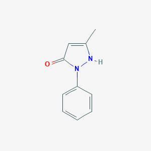 molecular formula C10H10N2O B025632 3-Methyl-1-phenyl-1H-pyrazol-5-ol CAS No. 19735-89-8