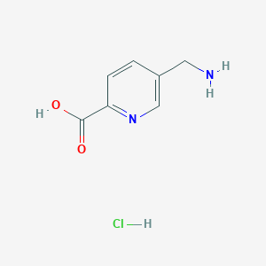 molecular formula C7H9ClN2O2 B2563221 5-(Aminomethyl)pyridine-2-carboxylic acid hydrochloride CAS No. 2137792-08-4