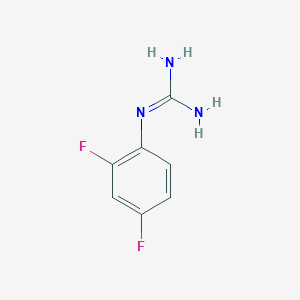 molecular formula C7H7F2N3 B2563254 N-(2,4-difluorophenyl)guanidine CAS No. 71198-31-7