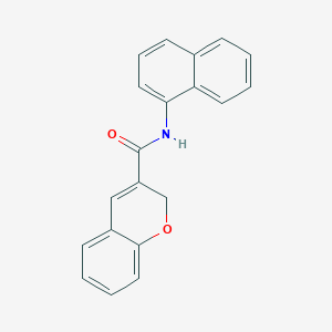 molecular formula C20H15NO2 B2563333 N-(naphthalen-1-yl)-2H-chromene-3-carboxamide CAS No. 887345-85-9