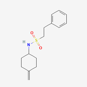 molecular formula C15H21NO2S B2563512 N-(4-methylenecyclohexyl)-2-phenylethane-1-sulfonamide CAS No. 2180010-23-3