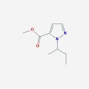 molecular formula C9H14N2O2 B2563533 Methyl 1-sec-butyl-1H-pyrazole-5-carboxylate CAS No. 1006959-59-6