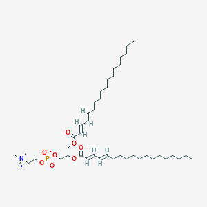 molecular formula C44H80NO8P B025636 2,3-Bis[[(2E,4E)-octadeca-2,4-dienoyl]oxy]propyl 2-(trimethylazaniumyl)ethyl phosphate CAS No. 107173-11-5