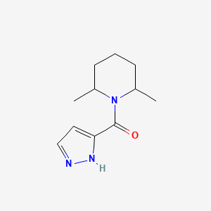 (2,6-Dimethylpiperidin-1-yl)-(1H-pyrazol-5-yl)methanone