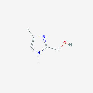 molecular formula C6H10N2O B2563721 (1,4-Dimethyl-1H-imidazol-2-YL)methanol CAS No. 59608-81-0