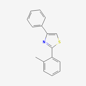 molecular formula C16H13NS B2563736 2-(2-Methylphenyl)-4-phenylthiazole CAS No. 70031-55-9