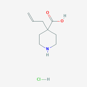 4-Prop-2-enylpiperidine-4-carboxylic acid;hydrochloride