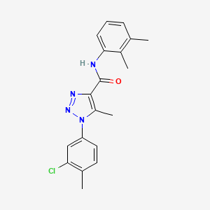 molecular formula C19H19ClN4O B2563831 1-(3-chloro-4-methylphenyl)-N-(2,3-dimethylphenyl)-5-methyl-1H-1,2,3-triazole-4-carboxamide CAS No. 899760-49-7