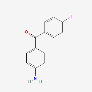 molecular formula C13H10INO B2563943 4-(4-Iodobenzoyl)aniline CAS No. 40292-20-4