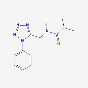 N-((1-phenyl-1H-tetrazol-5-yl)methyl)isobutyramide