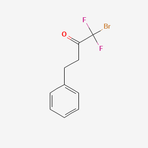 molecular formula C10H9BrF2O B2564067 1-Bromo-1,1-difluoro-4-phenylbutan-2-one CAS No. 862457-93-0