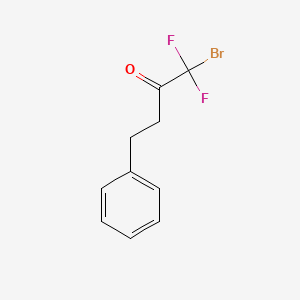 1-Bromo-1,1-difluoro-4-phenylbutan-2-one