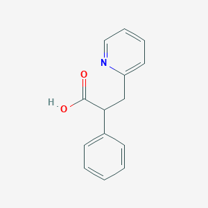2-Phenyl-3-(pyridin-2-yl)propanoic acid