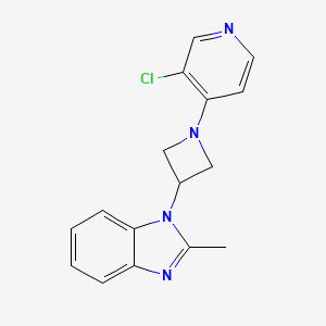 1-[1-(3-Chloropyridin-4-yl)azetidin-3-yl]-2-methylbenzimidazole