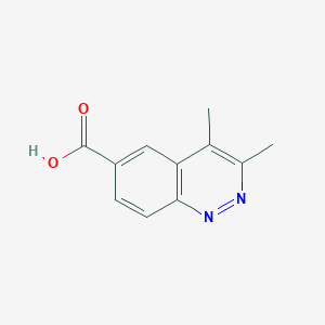 molecular formula C11H10N2O2 B2564106 3,4-Dimethylcinnoline-6-carboxylic acid CAS No. 1176775-00-0