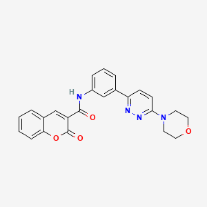 N-(3-(6-morpholinopyridazin-3-yl)phenyl)-2-oxo-2H-chromene-3-carboxamide
