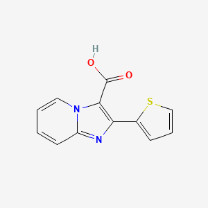 2-Thiophen-2-ylimidazo[1,2-a]pyridine-3-carboxylic acid