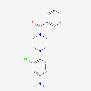 (4-(4-Amino-2-chlorophenyl)piperazin-1-yl)(phenyl)methanone