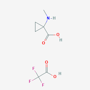 1-(Methylamino)cyclopropane-1-carboxylic acid;2,2,2-trifluoroacetic acid