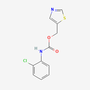 1,3-thiazol-5-ylmethyl N-(2-chlorophenyl)carbamate