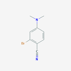 molecular formula C9H9BrN2 B2564140 2-Bromo-4-(dimethylamino)benzonitrile CAS No. 1189353-62-5