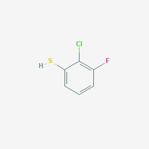 molecular formula C6H4ClFS B2564187 2-氯-3-氟苯硫醇 CAS No. 1208076-56-5