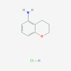 molecular formula C9H12ClNO B2564194 Chroman-5-ylamine hydrochloride CAS No. 1965309-15-2