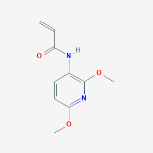 molecular formula C10H12N2O3 B2564197 N-(2,6-dimethoxypyridin-3-yl)prop-2-enamide CAS No. 2396580-27-9