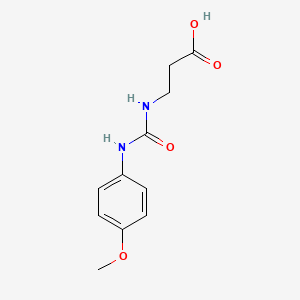 3-{[(4-Methoxyphenyl)carbamoyl]amino}propanoic acid
