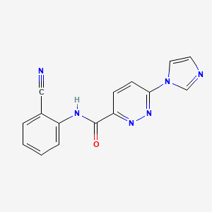 N-(2-cyanophenyl)-6-(1H-imidazol-1-yl)pyridazine-3-carboxamide