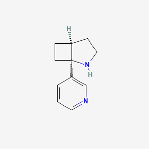 molecular formula C11H14N2 B2564261 (1S,5S)-1-Pyridin-3-yl-2-azabicyclo[3.2.0]heptane CAS No. 2138282-07-0