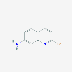 molecular formula C9H7BrN2 B2564300 2-溴喹啉-7-胺 CAS No. 1783789-94-5