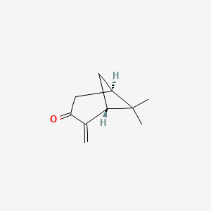 molecular formula C10H14O B2564387 (1R,5R)-6,6-Dimethyl-2-methylenebicyclo[3.1.1]heptan-3-one CAS No. 1609196-40-8