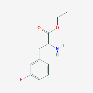 molecular formula C11H14FNO2 B2564512 Ethyl 2-amino-3-(3-fluorophenyl)propanoate CAS No. 104880-99-1; 603944-29-2