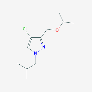 4-chloro-1-isobutyl-3-(isopropoxymethyl)-1H-pyrazole